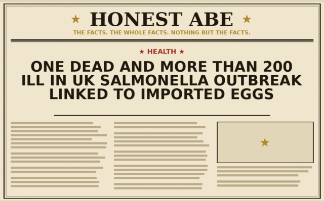 One Dead and More Than 200 Ill in UK Salmonella Outbreak Linked to Imported Eggs