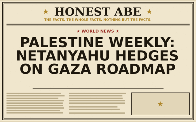 Palestine Weekly: Netanyahu Hedges on Gaza Roadmap