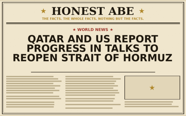 Qatar and US Report Progress in Talks to Reopen Strait of Hormuz