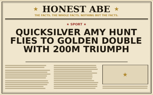 Quicksilver Amy Hunt Flies to Golden Double With 200m Triumph