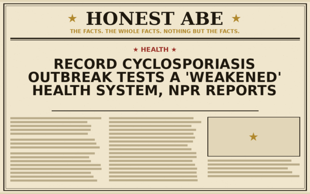 Record Cyclosporiasis Outbreak Tests a ‘Weakened’ Health System, NPR Reports