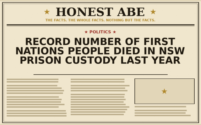 Record Number of First Nations People Died in NSW Prison Custody Last Year