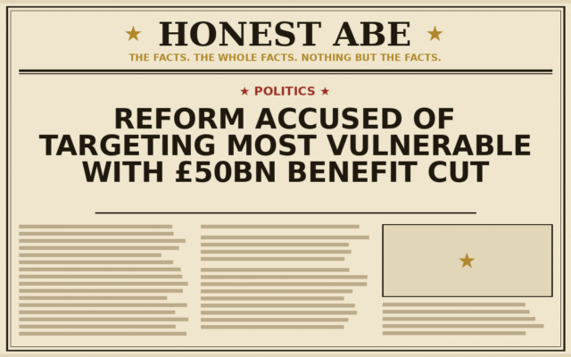 Reform Accused of Targeting Most Vulnerable With £50bn Benefit Cut