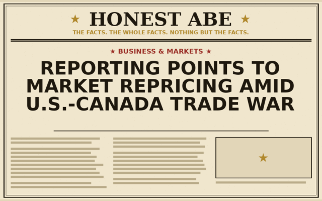Reporting Points to Market Repricing Amid U.S.-Canada Trade War