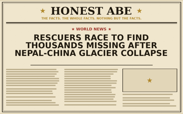 Rescuers race to find thousands missing after Nepal-China glacier collapse
