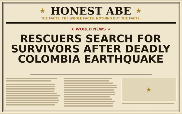 Rescuers Search for Survivors After Deadly Colombia Earthquake