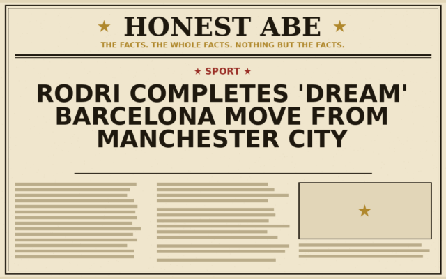 Rodri Completes ‘Dream’ Barcelona Move From Manchester City
