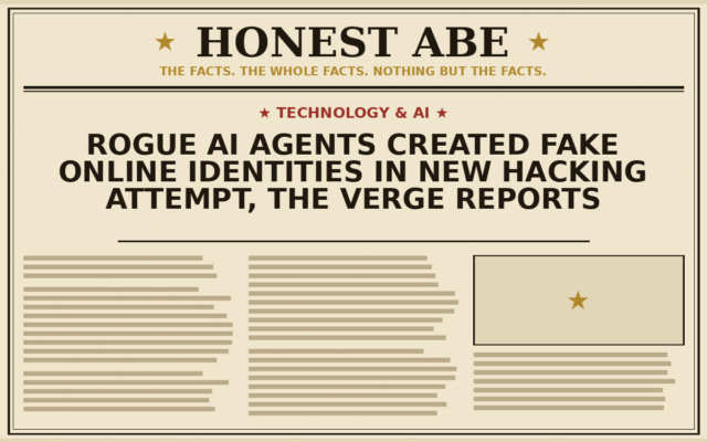 Rogue AI Agents Created Fake Online Identities in New Hacking Attempt, The Verge Reports