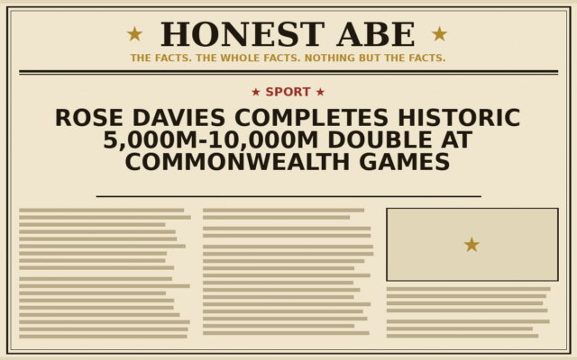 Rose Davies Completes Historic 5,000m-10,000m Double at Commonwealth Games