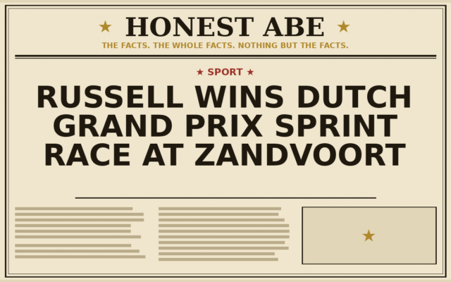 Russell Wins Dutch Grand Prix Sprint Race at Zandvoort