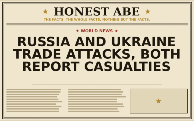 Russia and Ukraine Trade Attacks, Both Report Casualties