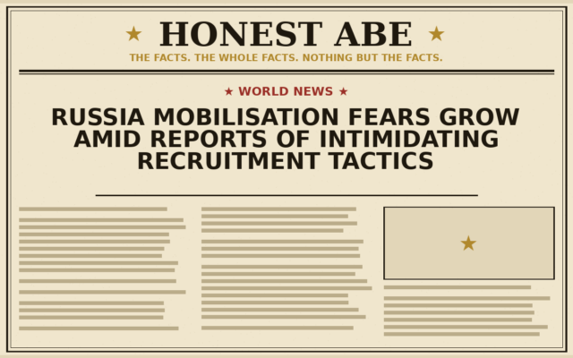 Russia Mobilisation Fears Grow Amid Reports of Intimidating Recruitment Tactics