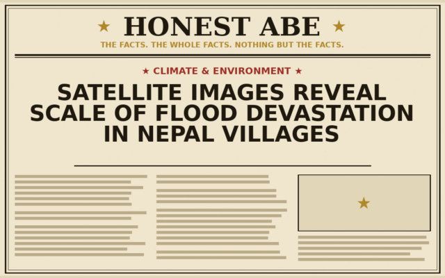 Satellite Images Reveal Scale of Flood Devastation in Nepal Villages