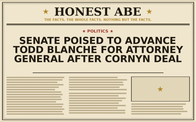 Senate Poised to Advance Todd Blanche for Attorney General After Cornyn Deal
