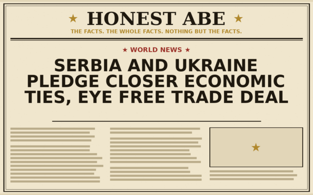 Serbia and Ukraine Pledge Closer Economic Ties, Eye Free Trade Deal