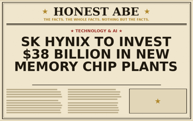 SK Hynix to Invest $38 Billion in New Memory Chip Plants