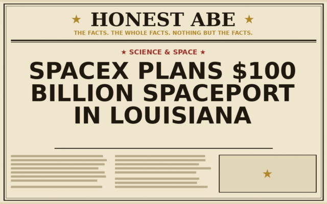 SpaceX Plans $100 Billion Spaceport in Louisiana