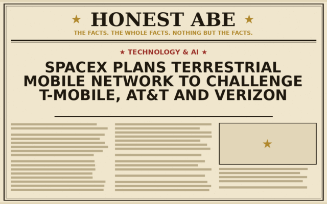 SpaceX Plans Terrestrial Mobile Network to Challenge T-Mobile, AT&T and Verizon