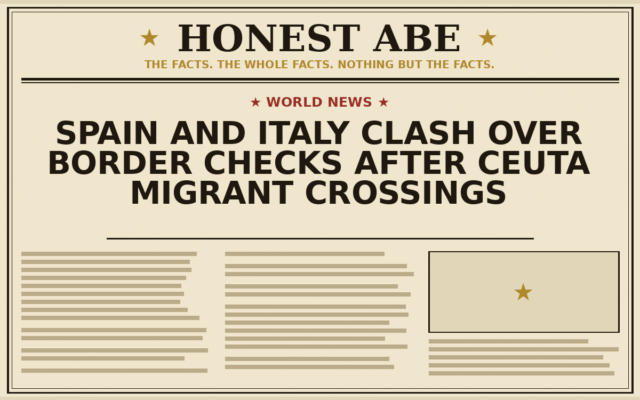 Spain and Italy Clash Over Border Checks After Ceuta Migrant Crossings