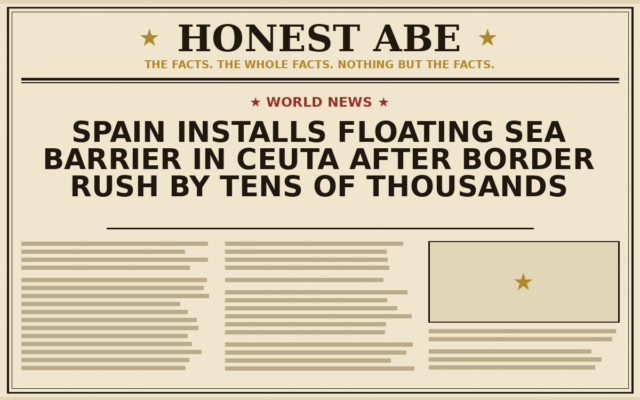 Spain Installs Floating Sea Barrier in Ceuta After Border Rush by Tens of Thousands