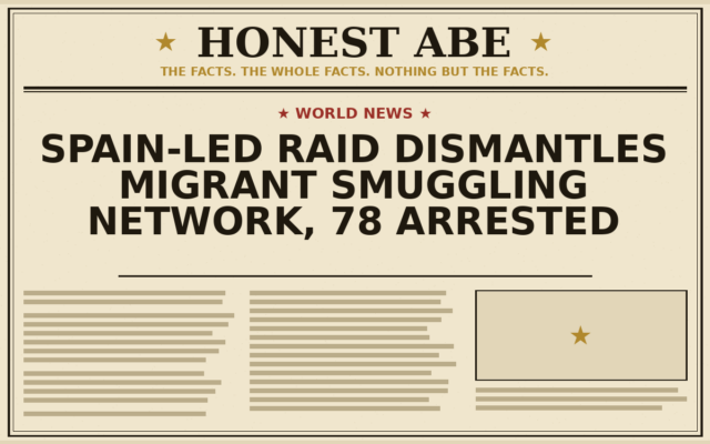 Spain-Led Raid Dismantles Migrant Smuggling Network, 78 Arrested