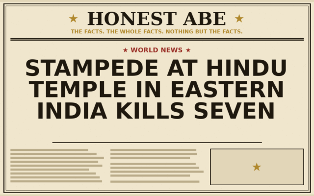 Stampede at Hindu Temple in Eastern India Kills Seven