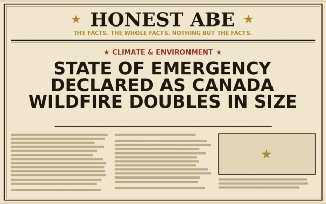 State of Emergency Declared as Canada Wildfire Doubles in Size