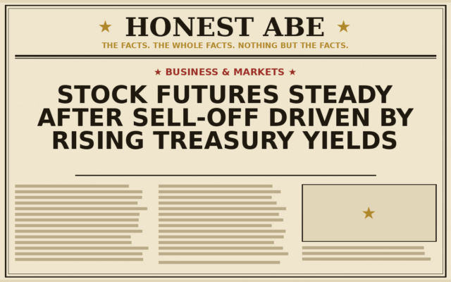 Stock Futures Steady After Sell-Off Driven by Rising Treasury Yields