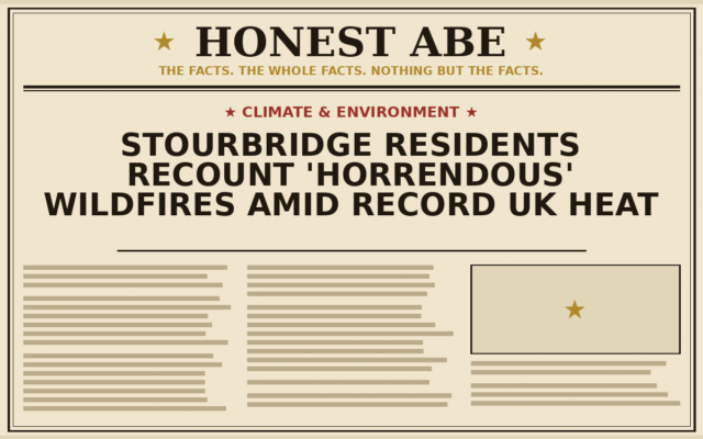 Stourbridge Residents Recount ‘Horrendous’ Wildfires Amid Record UK Heat