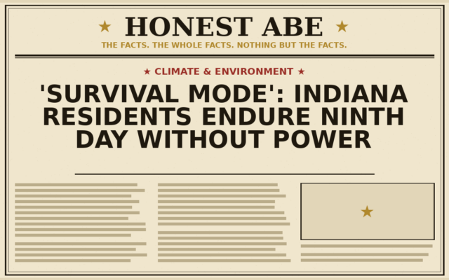 ‘Survival Mode’: Indiana Residents Endure Ninth Day Without Power
