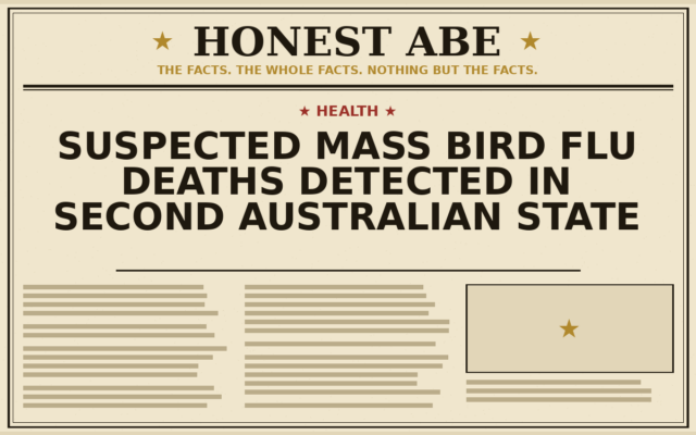 Suspected Mass Bird Flu Deaths Detected in Second Australian State
