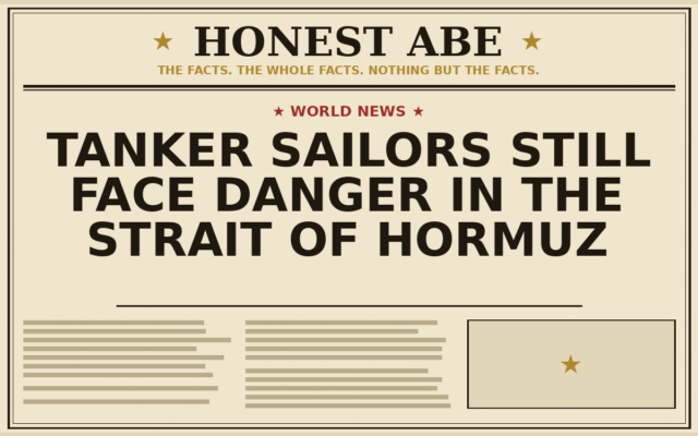 Tanker Sailors Still Face Danger in the Strait of Hormuz