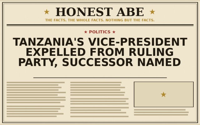Tanzania’s Vice-President Expelled From Ruling Party, Successor Named