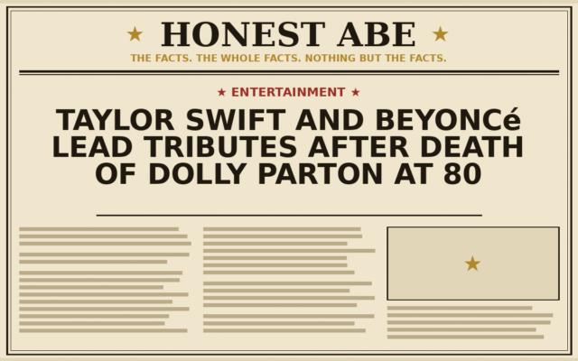 Taylor Swift and Beyoncé Lead Tributes After Death of Dolly Parton at 80