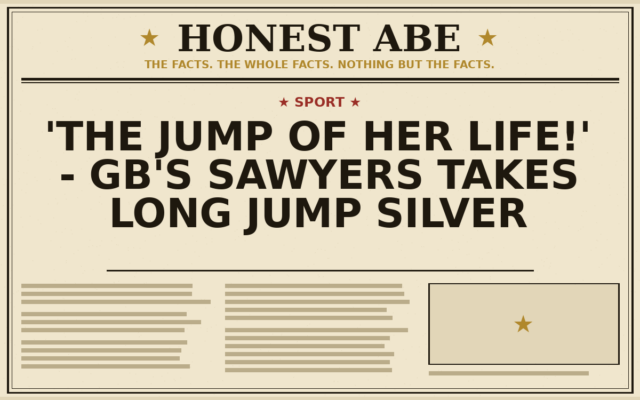 ‘The jump of her life!’ – GB’s Sawyers takes long jump silver