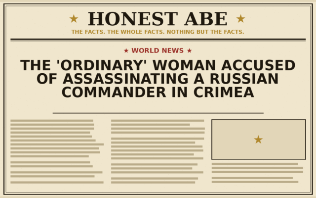 The ‘Ordinary’ Woman Accused of Assassinating a Russian Commander in Crimea
