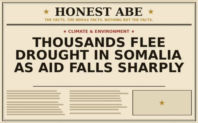 Thousands Flee Drought in Somalia as Aid Falls Sharply