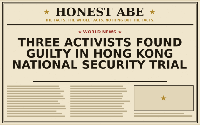 Three Activists Found Guilty in Hong Kong National Security Trial