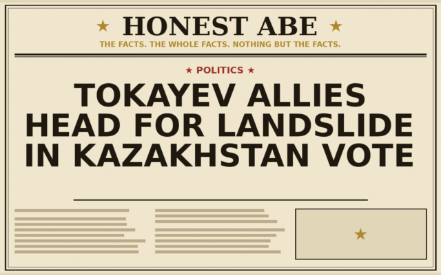 Tokayev Allies Head for Landslide in Kazakhstan Vote