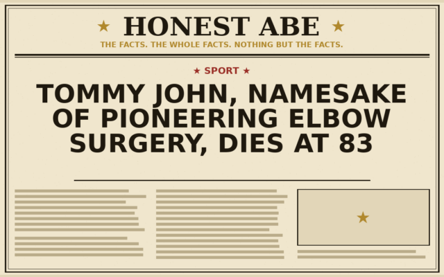 Tommy John, Namesake of Pioneering Elbow Surgery, Dies at 83