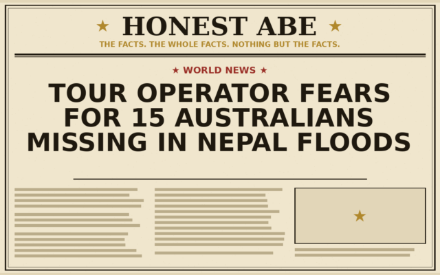 Tour Operator Fears for 15 Australians Missing in Nepal Floods