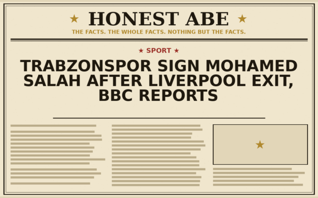 Trabzonspor Sign Mohamed Salah After Liverpool Exit, BBC Reports