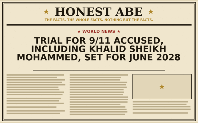 Trial for 9/11 Accused, Including Khalid Sheikh Mohammed, Set for June 2028