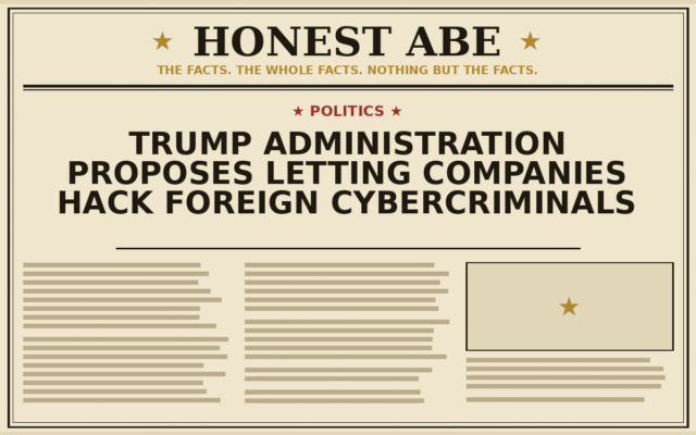 Trump Administration Proposes Letting Companies Hack Foreign Cybercriminals