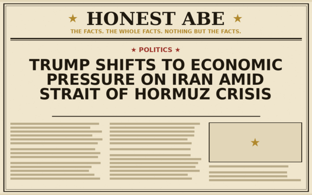 Trump Shifts to Economic Pressure on Iran Amid Strait of Hormuz Crisis