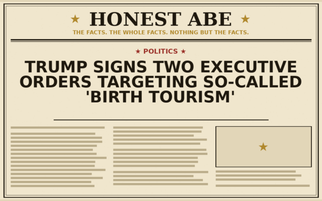 Trump Signs Two Executive Orders Targeting So-Called ‘Birth Tourism’