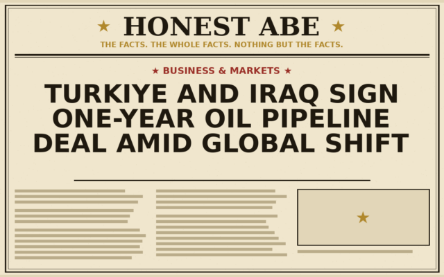 Turkiye and Iraq Sign One-Year Oil Pipeline Deal Amid Global Shift