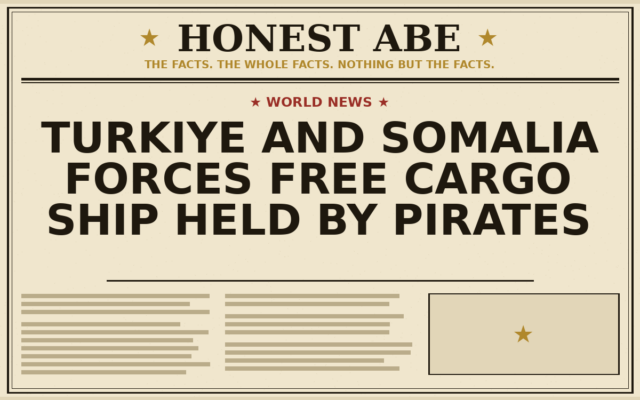 Turkiye and Somalia Forces Free Cargo Ship Held by Pirates
