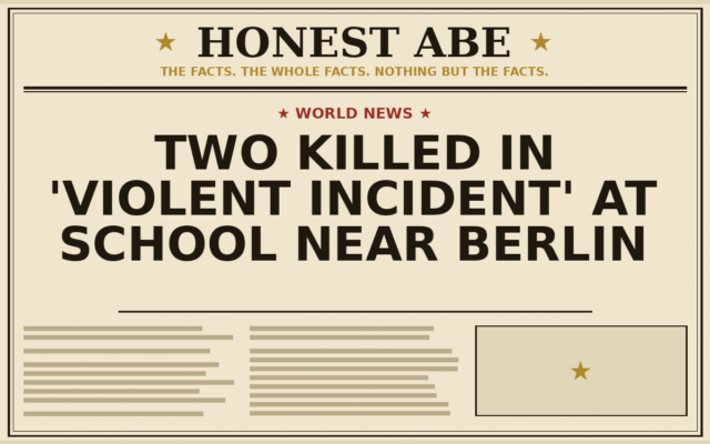 Two Killed in ‘Violent Incident’ at School Near Berlin