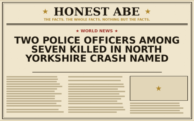 Two Police Officers Among Seven Killed in North Yorkshire Crash Named